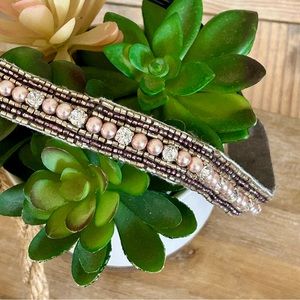 LOFT Beaded Stretch Headband - NEW ✨
